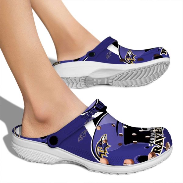 Customized Baltimore Ravens Baseball Helmet Crocs High quality