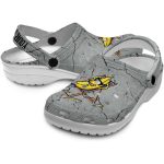 Customized Banana Cracked Texture Crocs Latest Model