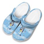 Customized Bluey Paint Splatter Graphics Crocs Trendy