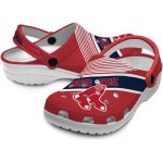 Customized Boston Red Sox Vibrant Dual Tone Crocs Latest Model