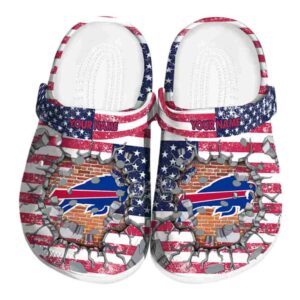 Customized Buffalo Bills Freedom Splinter Crocs Best selling