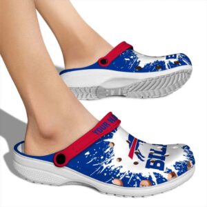 Customized Buffalo Bills Splash Art Crocs High quality