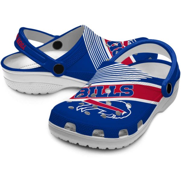 Customized Buffalo Bills Vibrant Dual Tone Crocs Latest Model