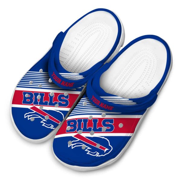 Customized Buffalo Bills Vibrant Dual Tone Crocs Trendy