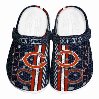 Customized Chicago Bears Contrasting Stripes Crocs Best selling