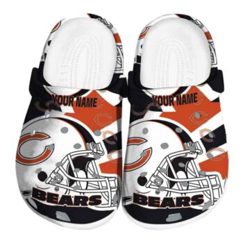 Customized Chicago Bears Football Helmet Crocs Best selling