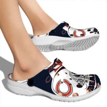 Customized Chicago Bears Football Helmet Crocs High quality