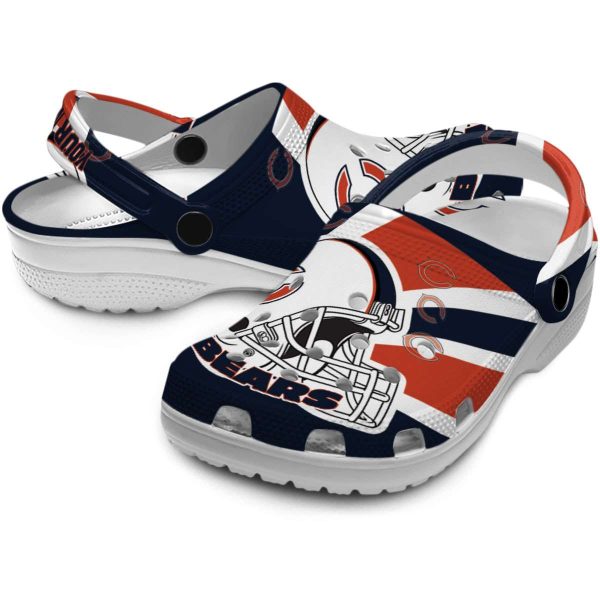 Customized Chicago Bears Football Helmet Crocs Latest Model