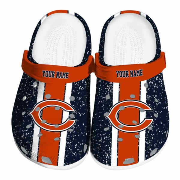 Customized Chicago Bears Vertical Stripes Crocs Best selling