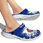 Customized Chicago Cubs Splatter Background Crocs Best selling