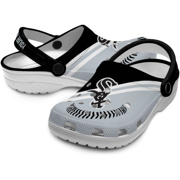 Customized Chicago White Sox Baseball Motif Crocs Latest Model