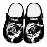 Customized Chicago White Sox Splash Motif Background Crocs Best selling
