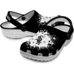 Customized Chicago White Sox Splatter Background Crocs Best selling