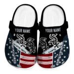 Customized Chicago White Sox Star Spangled Side Pattern Crocs Best selling