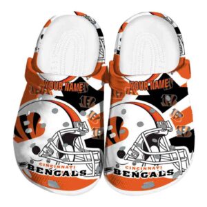 Customized Cincinnati Bengals Football Helmet Crocs Best selling