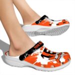 Customized Cincinnati Bengals Splatter Pattern Crocs Best selling