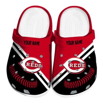 Customized Cincinnati Reds Baseball Motif Crocs Best selling