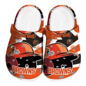 Customized Cleveland Browns Baseball Helmet Crocs Best selling