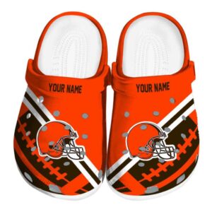 Customized Cleveland Browns Football Motif Crocs Best selling