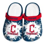Customized Cleveland Guardians Splash Art Crocs Best selling