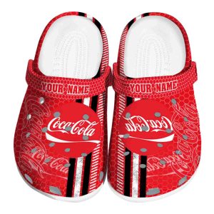 Customized Cocacola Contrasting Stripes Crocs Best selling