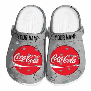 Customized Cocacola Cracked Texture Crocs Best selling