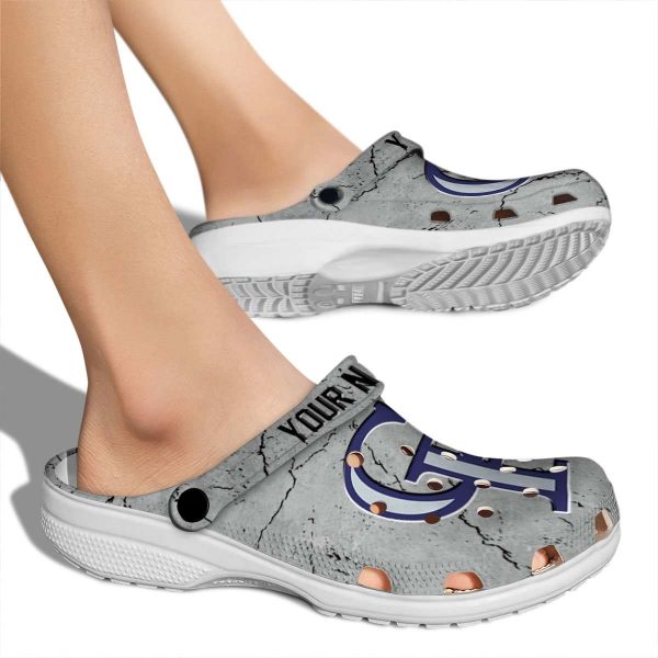 Customized Colorado Rockies Cracked Texture Crocs High quality