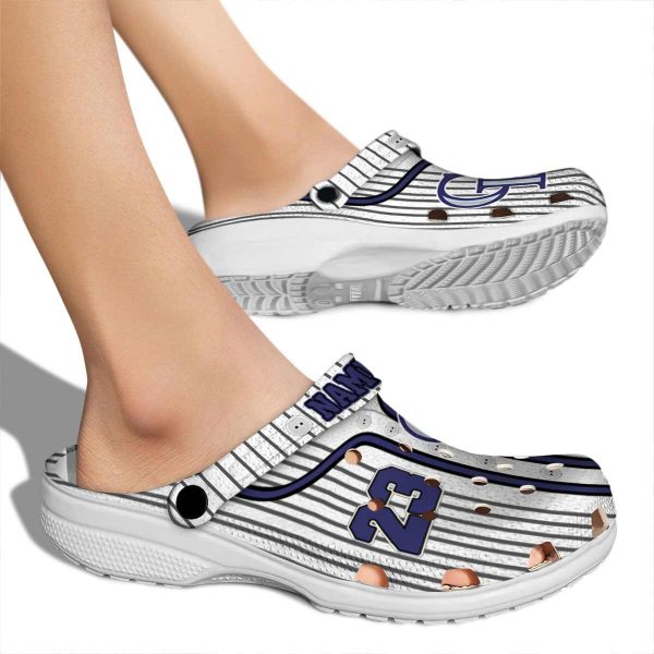 Customized Colorado Rockies Pinstripe Pattern Crocs High quality