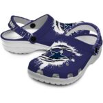 Customized Dallas Cowboys Splash Motif Background Crocs Best selling