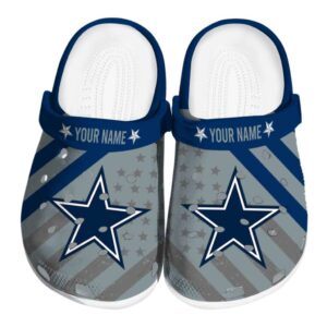 Customized Dallas Cowboys Star Spangled Graphic Crocs Best selling