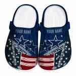 Customized Dallas Cowboys Star Spangled Side Pattern Crocs Best selling