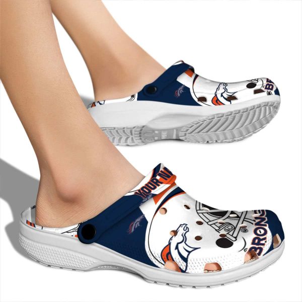 Customized Denver Broncos Football Helmet Crocs High quality