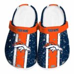Customized Denver Broncos Vertical Stripes Crocs Best selling