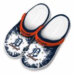 Customized Detroit Tigers Splash Art Crocs Best selling