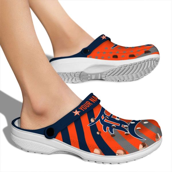 Customized Detroit Tigers Star Spangled Graphic Crocs High quality