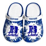 Customized Duke Blue Devils Splash Art Crocs Best selling