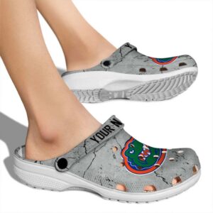 Customized Florida Gators Cracked Texture Crocs High quality
