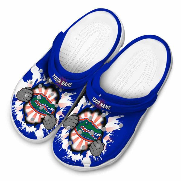 Customized Florida Gators Gripping Hand Crocs Trendy