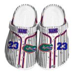 Customized Florida Gators Pinstripe Pattern Crocs Best selling