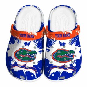 Customized Florida Gators Splatter Pattern Crocs Best selling