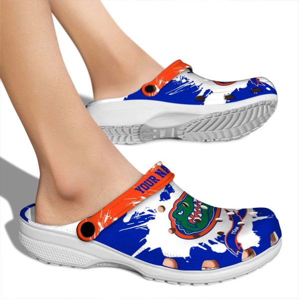 Customized Florida Gators Splatter Pattern Crocs High quality