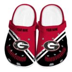Customized Georgia Bulldogs Baseball Motif Crocs Best selling