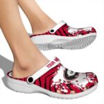 Customized Georgia Bulldogs Zigzag Paint Burst Crocs Best selling