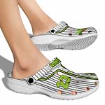 Customized Golf Pinstripe Pattern Crocs High quality