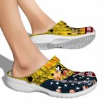 Customized Goofy Star Spangled Side Pattern Crocs High quality