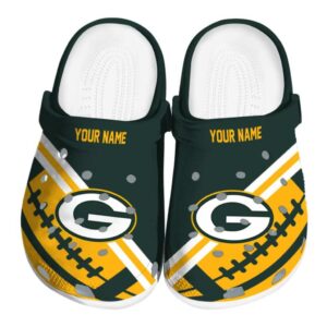 Customized Green Bay Packers Football Motif Crocs Best selling