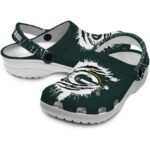 Customized Green Bay Packers Splash Motif Background Crocs Best selling