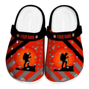 Customized Hiking Star Spangled Graphic Crocs Best selling