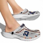 Customized Houston Astros Pinstripe Pattern Crocs Best selling