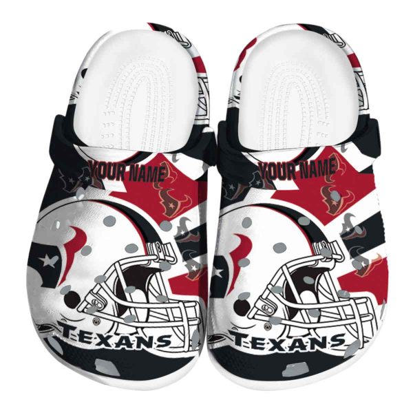 Customized Houston Texans Football Helmet Crocs Best selling